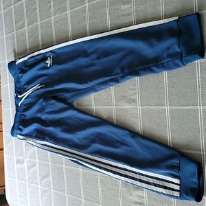 Adidas Lightweight Trackpants teal marine blue size S